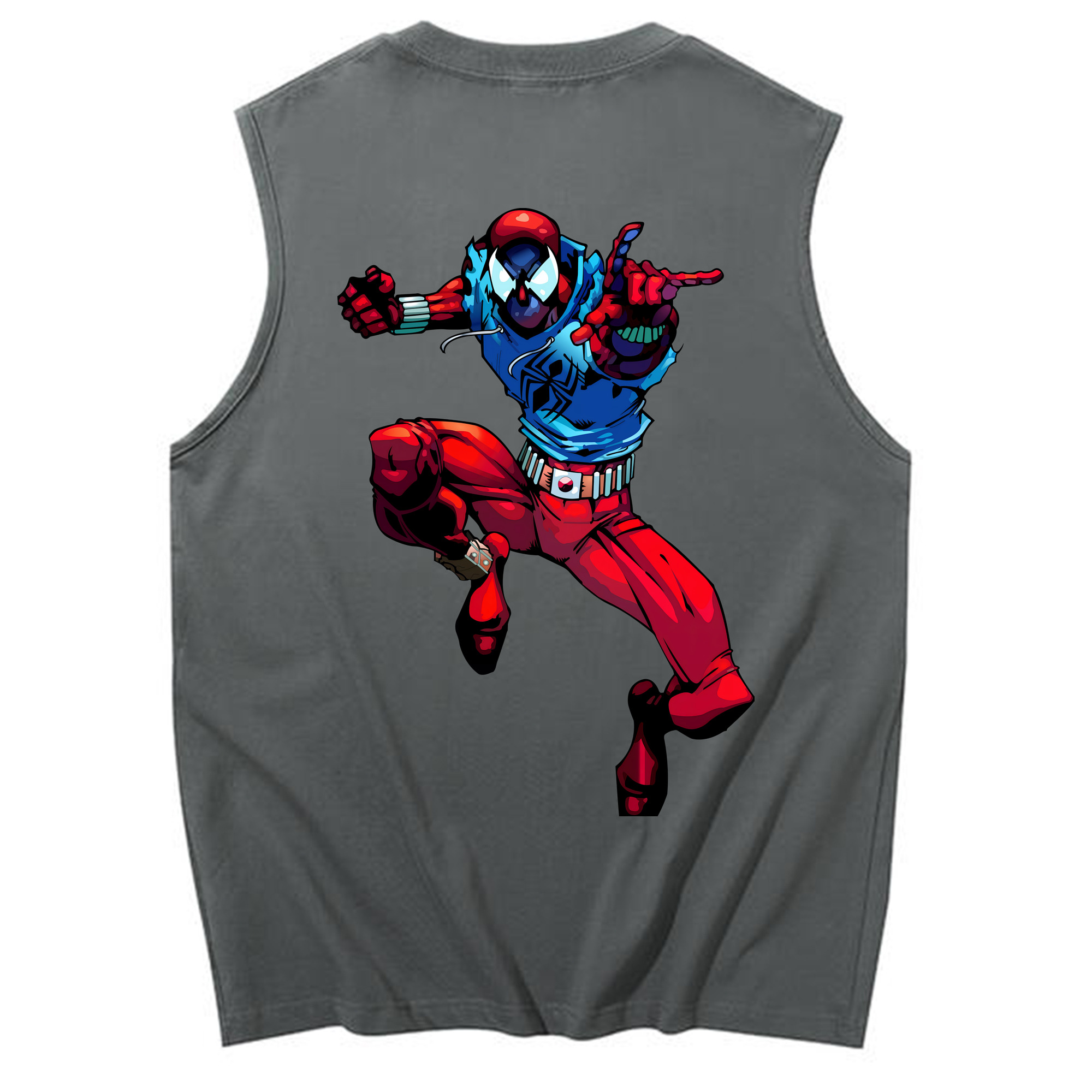 Spider Man スパイダーマン コットン100％タンクトップ（背面プリント）